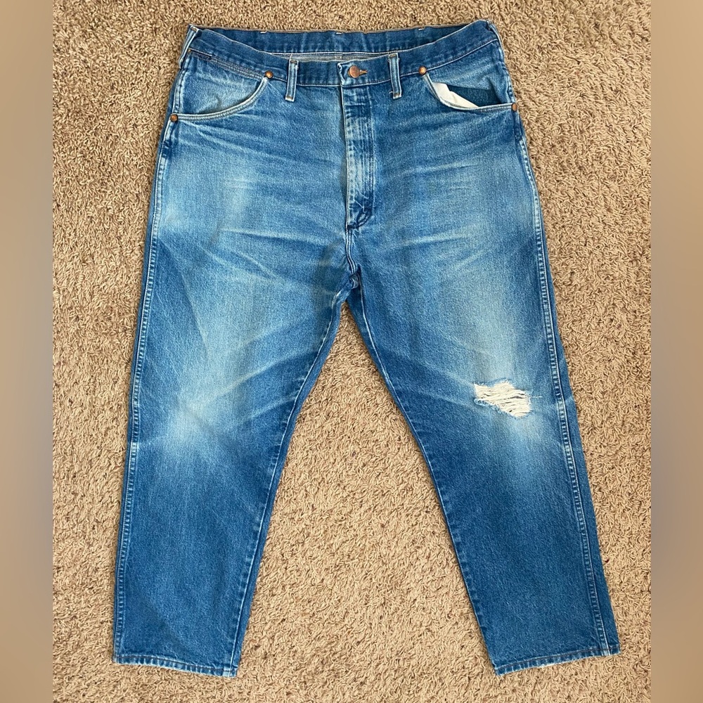 Wranglers 31MWZPW Distressed Mens Jeans size 40x30